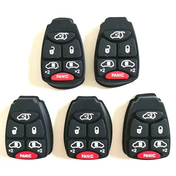 6 Buttons Remote Rubber For Chrysler (5Pcs) 1