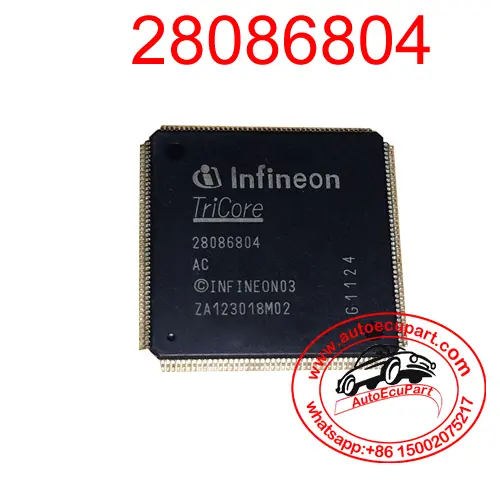 2Pcs 28086804Ac 28086804 Qfp176 Mt80 Original New Automotive Engine Computer Cpu Ic Component 1