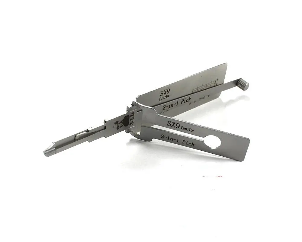 Original Lishi Sx9 Single Lifter For Citroen Peugeot - 2-In-1 Pick - Door/ Ignition 1