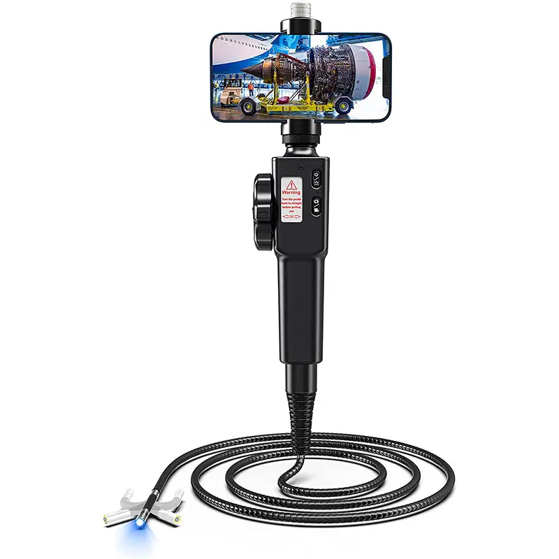 6Mm Diesel Truck 1080P Automotive Endoscope 360 Degree Industrial Borescope Inspection Camera For Android Ios 1