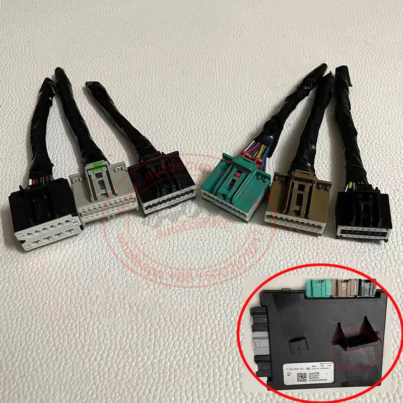 6Pcs/Set Bcm Wire Pig Tail Plug Connector Cable For Gm Chevrolet Sail Aveo Body Control Module (F03h00a143, 26694755; 26233263 F03h00a382) 1