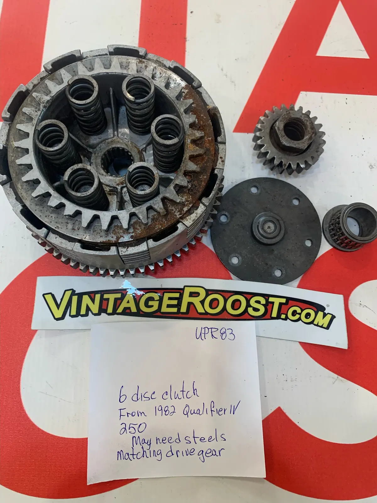 Can Am, 1982 Qualifier Iv 250, 6 Disc Clutch, May Need Steels Matching Drive Gear, Used Parts 1