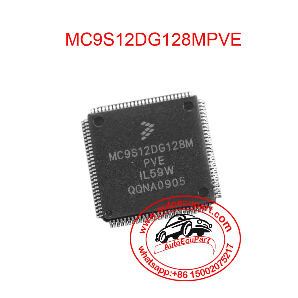 5Pcs Mc9s12dg128mpve Il59w  Automotive Microcontroller Ic Ecu Cpu Components 1