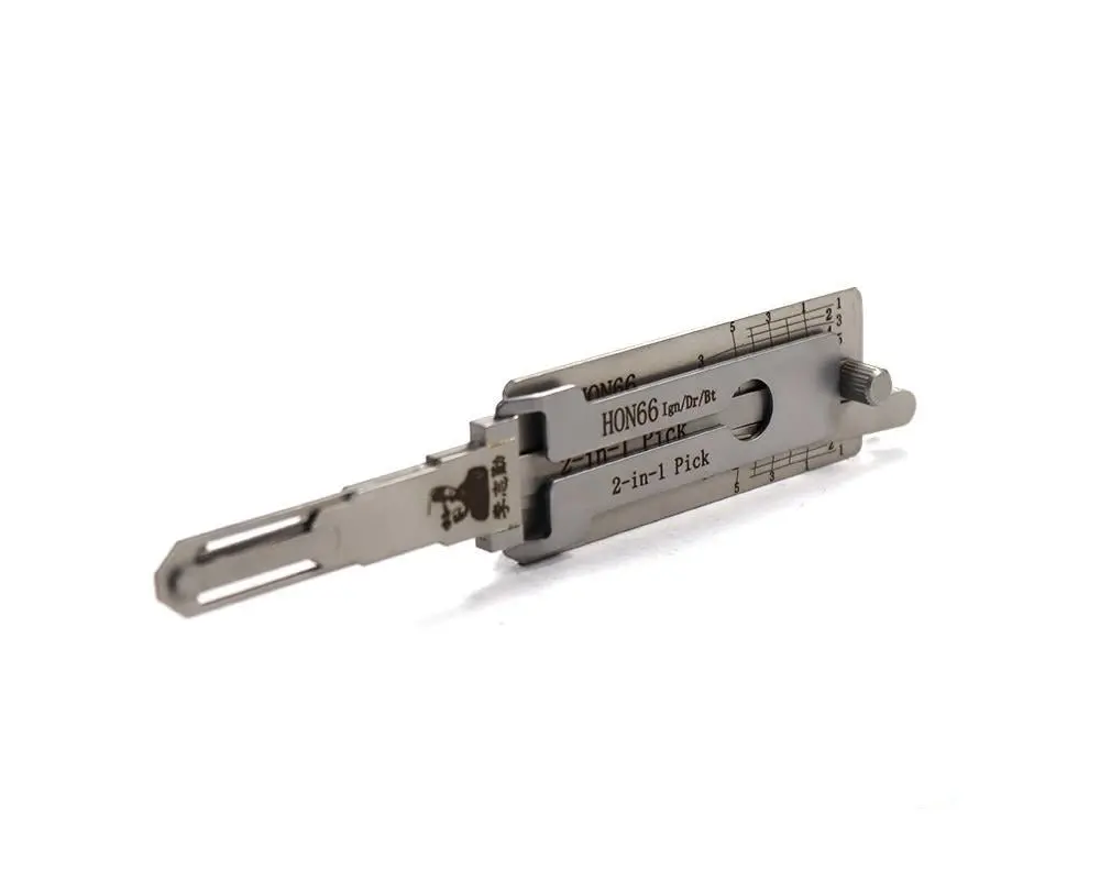 Original Lishi Hon66 Honda 2-In-1 Lock Pick Decoder (Ignition-Door-Trunk) 1