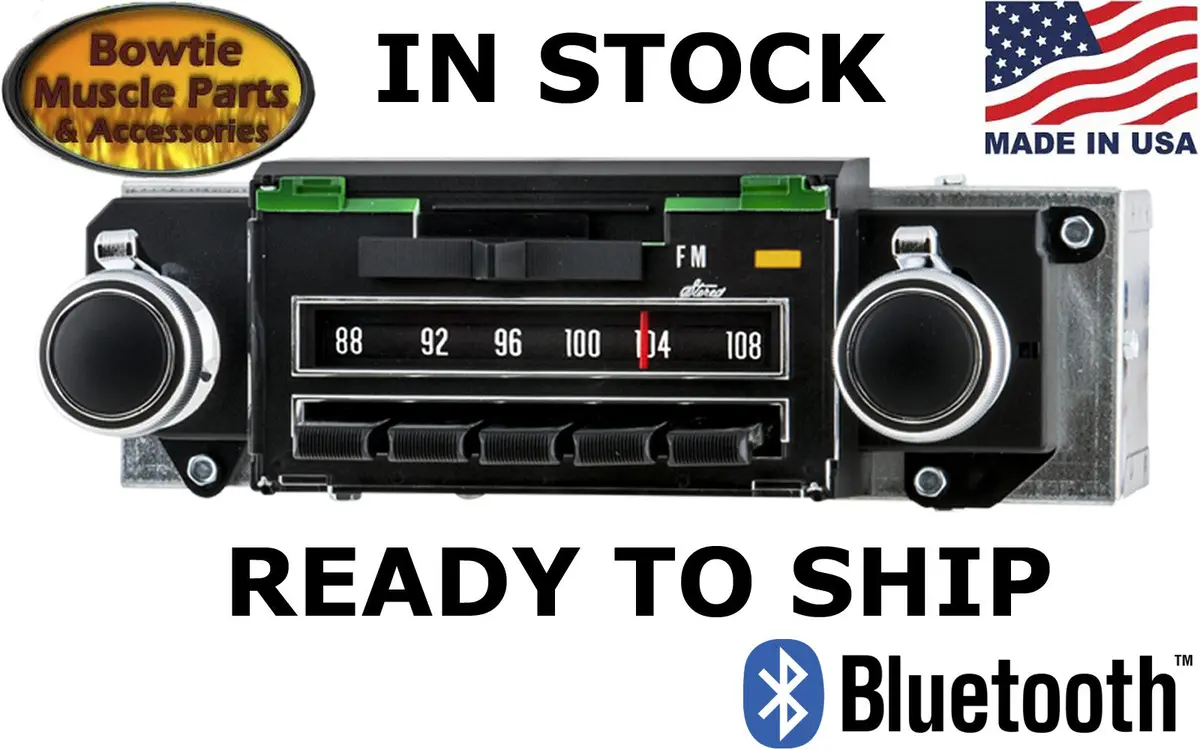 70 Camaro Chevelle Nova Factory Correct Am Fm Radio Stereo Brand New Ipod Mp3 1