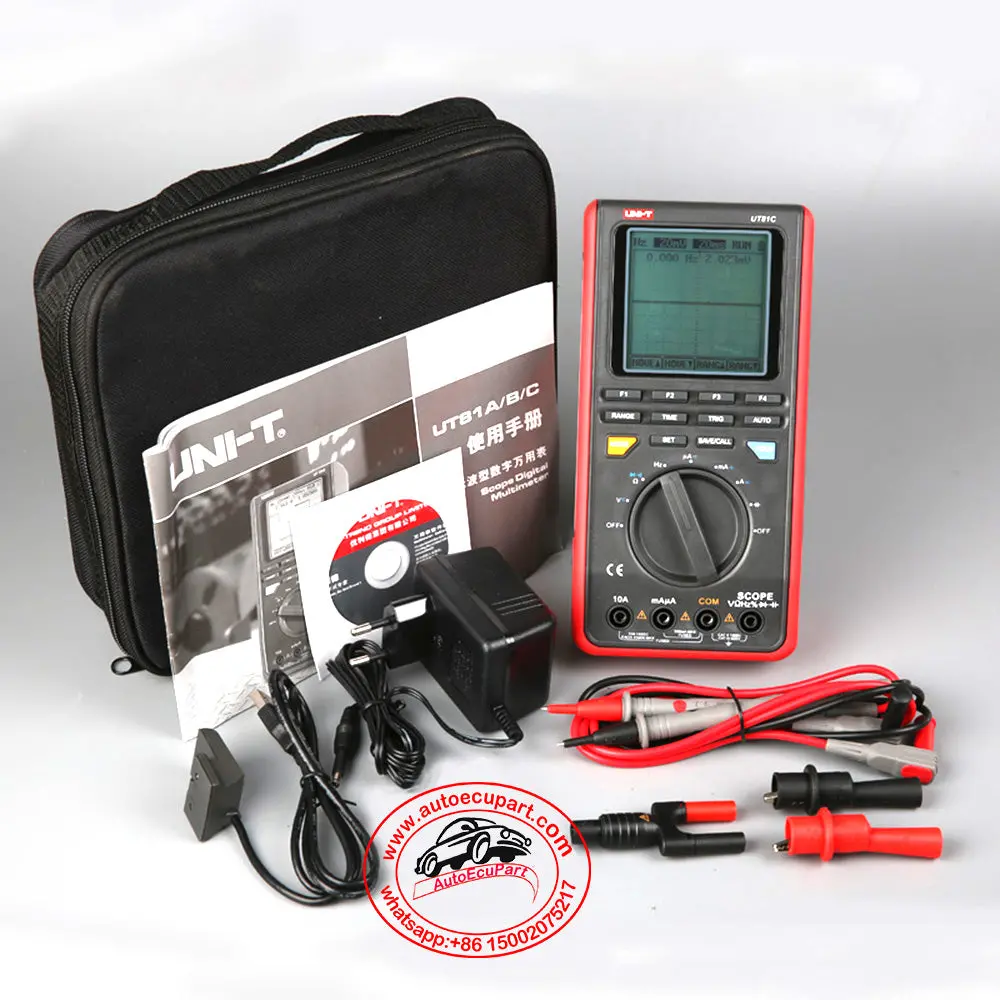 Ut81c 1000V 10A Scope Digital Multimeter Mini Oscilloscope Multimetro Input High Sensitivity Diode Usb Interface Pc Soft 1