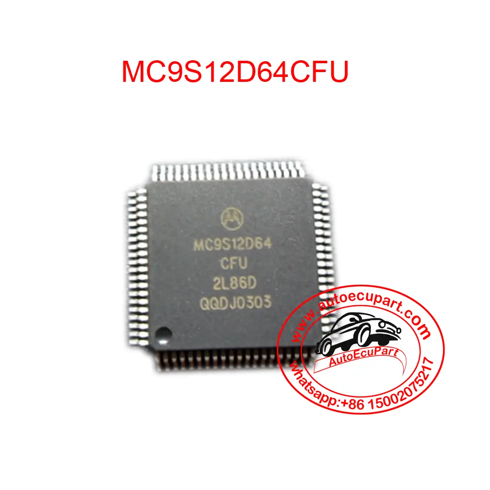 5Pcs Mc9s12d64cfu Automotive Microcontroller Ic Cpu 1