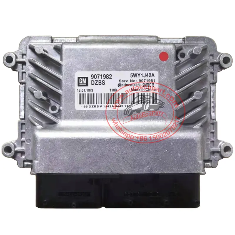 9071982 5Wy1j42a Dzbs New Ecu Ecm Pcm Engine Computer For Gm Chevrolet Cruze 1