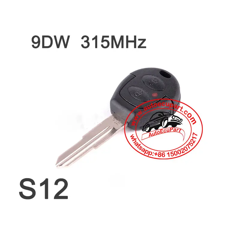 9Dw Remote Control Key For Chery 433Mhz / 315Mhz  S12 Blade 1