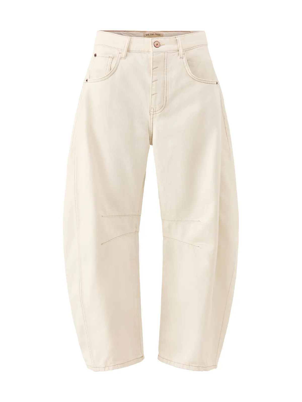 Good Luck Mid Rise Barrel Milk White 1