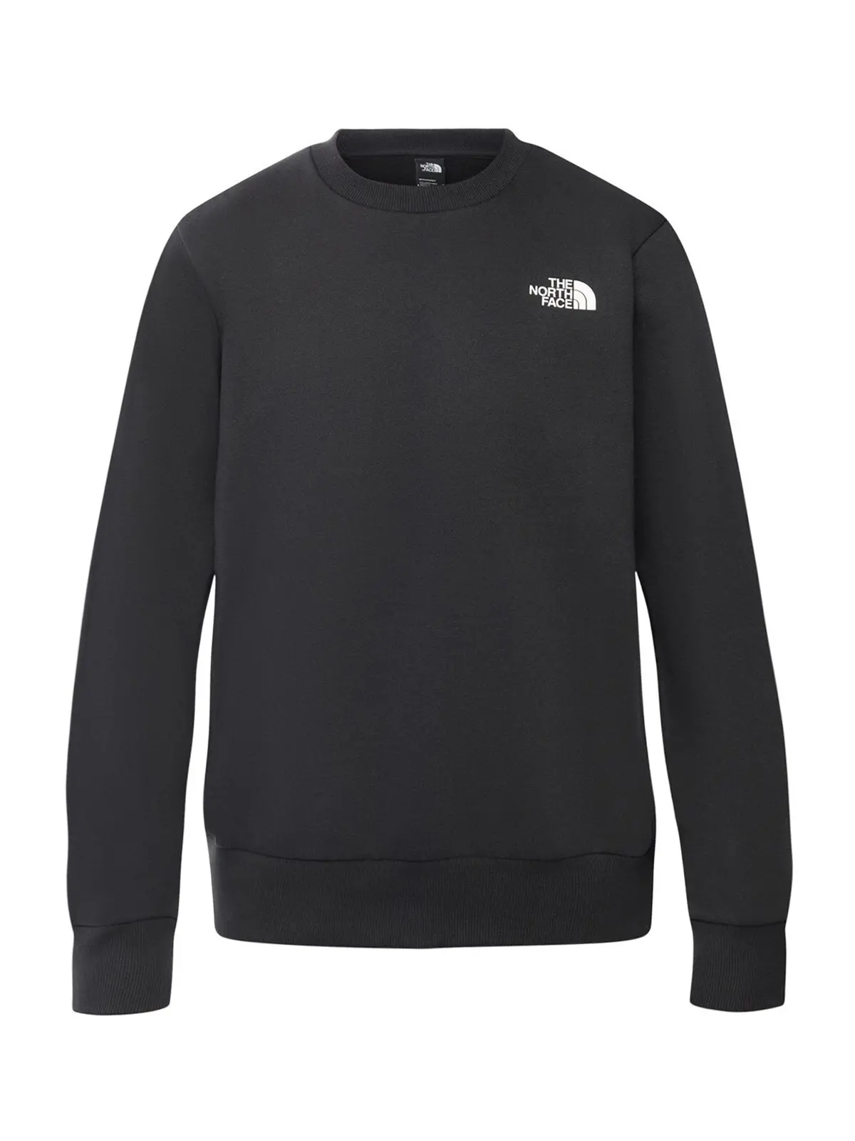 Simple Dome Crew Neck Sweatshirt Black 1