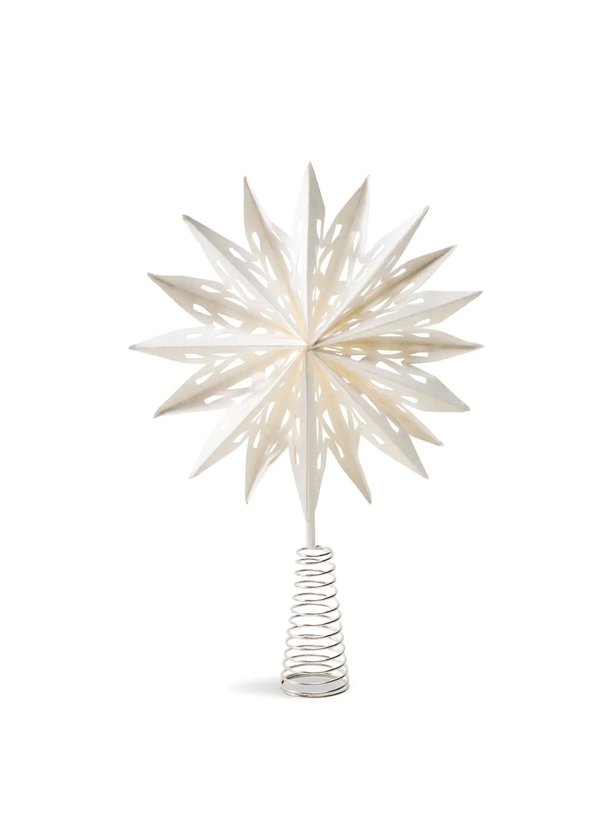 Maddox Cutout Star Christmas Tree Topper Warm White 1