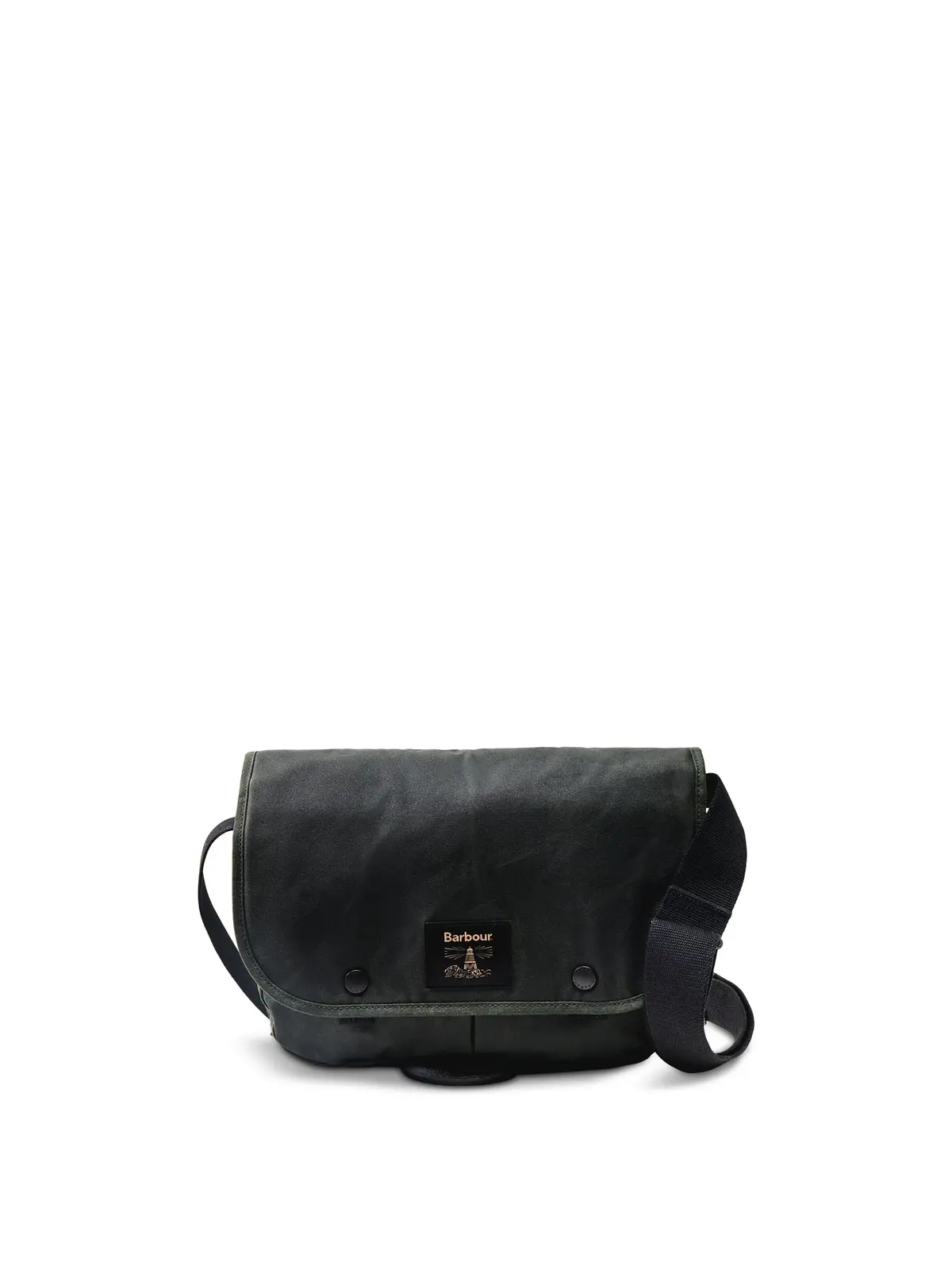 Barbour Field Wax Riever Crossbody Bag Sage 1