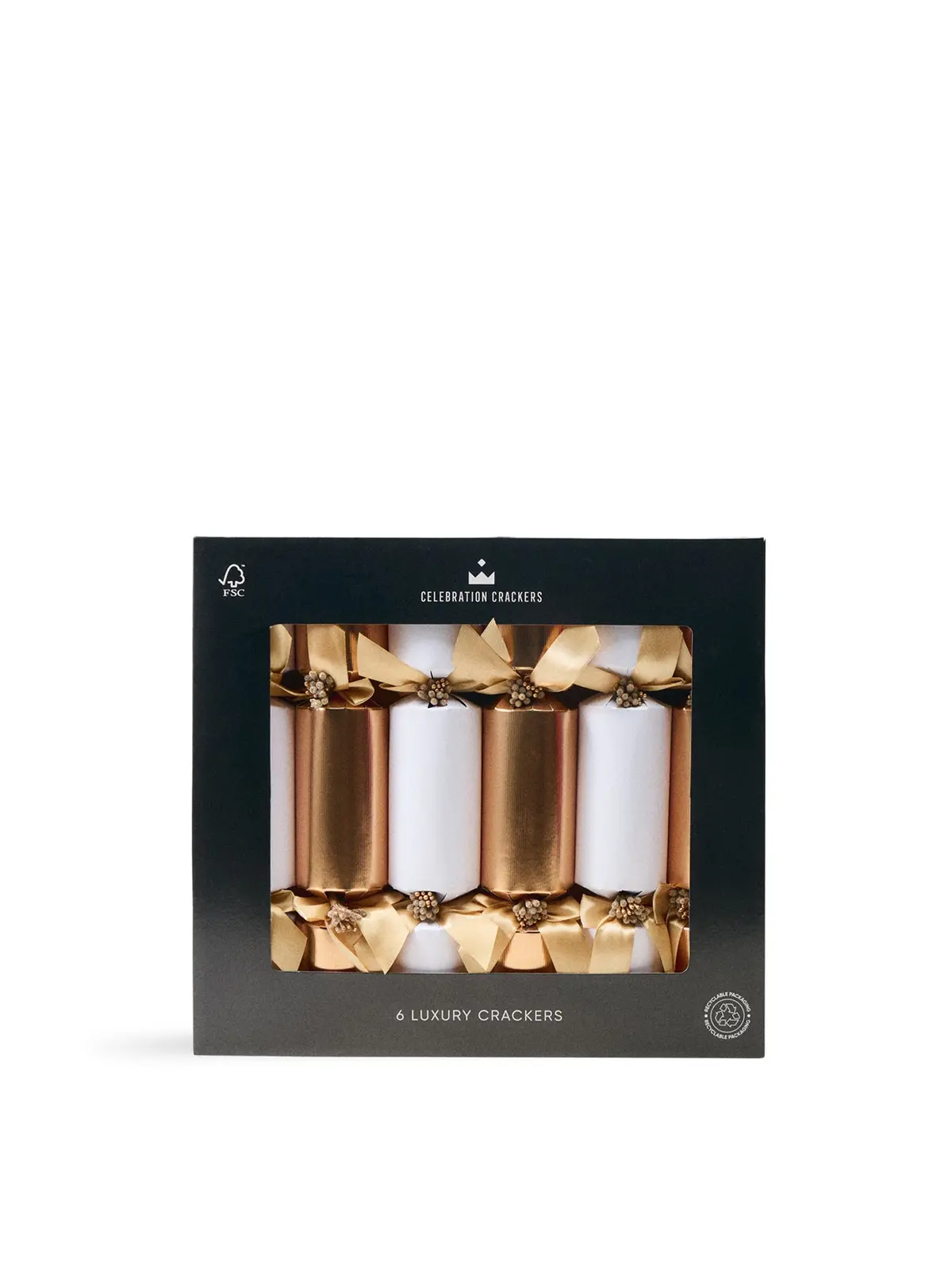 Golden Pin 13In Christmas Cracker Set Of 6 1
