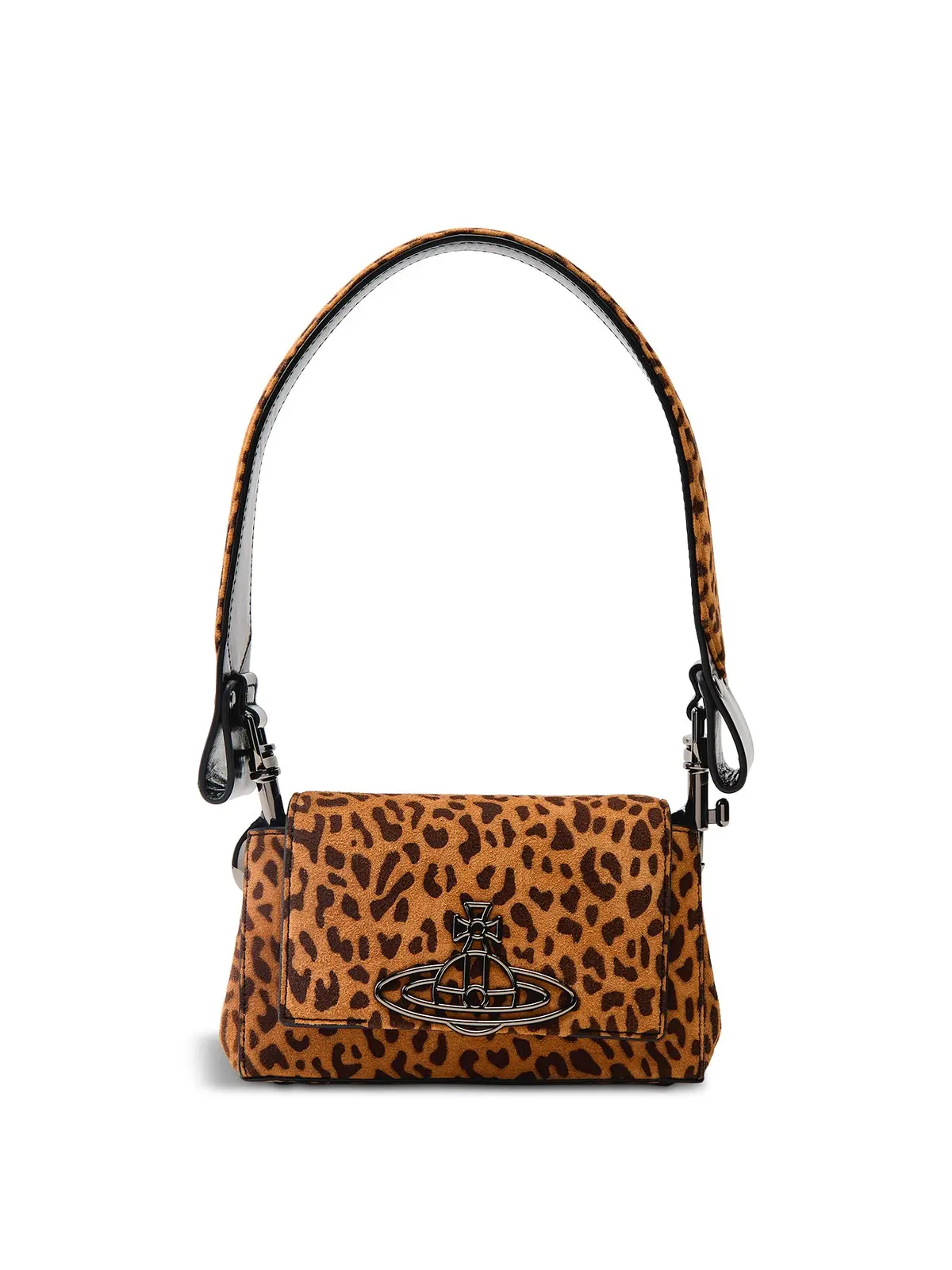 Hazel Small Handbag Leather Leopard 1