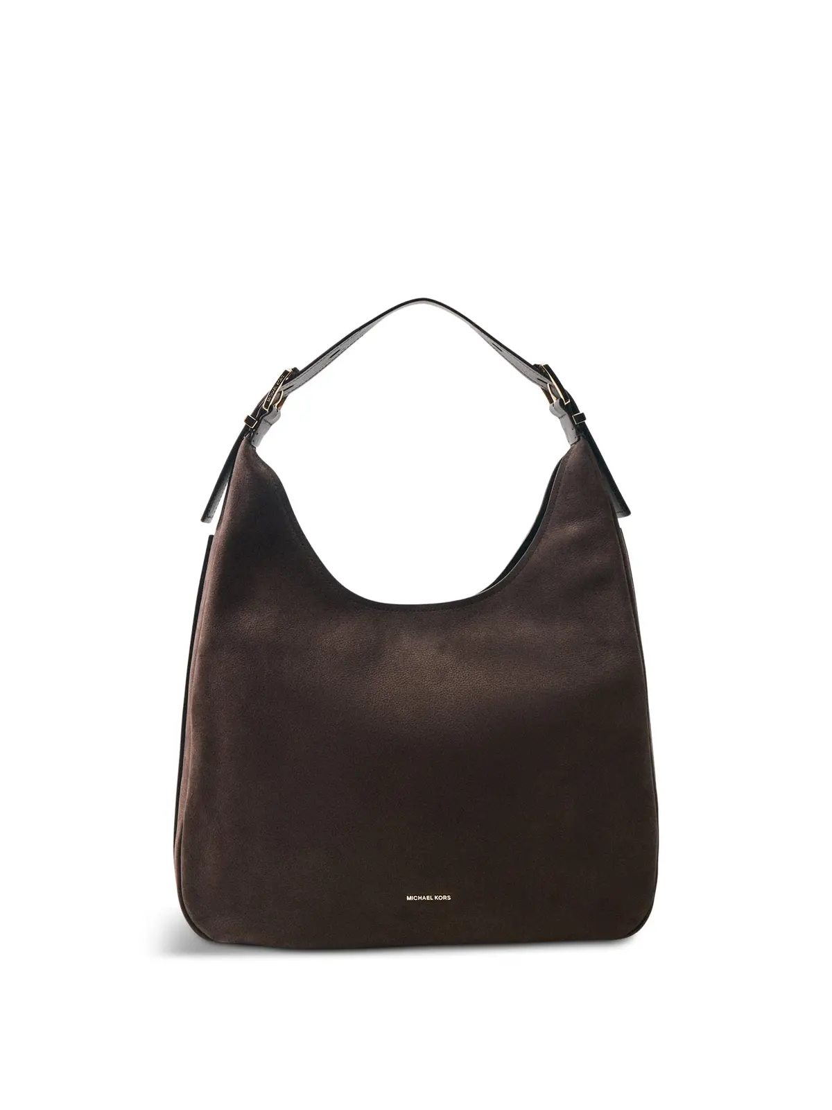 Nolita Suede Large Hobo Shoulder Chocolate Brown 1