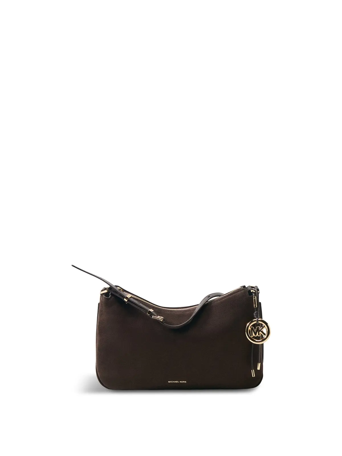Nolita Suede Hobo Shoulder Chocolate Brown 1