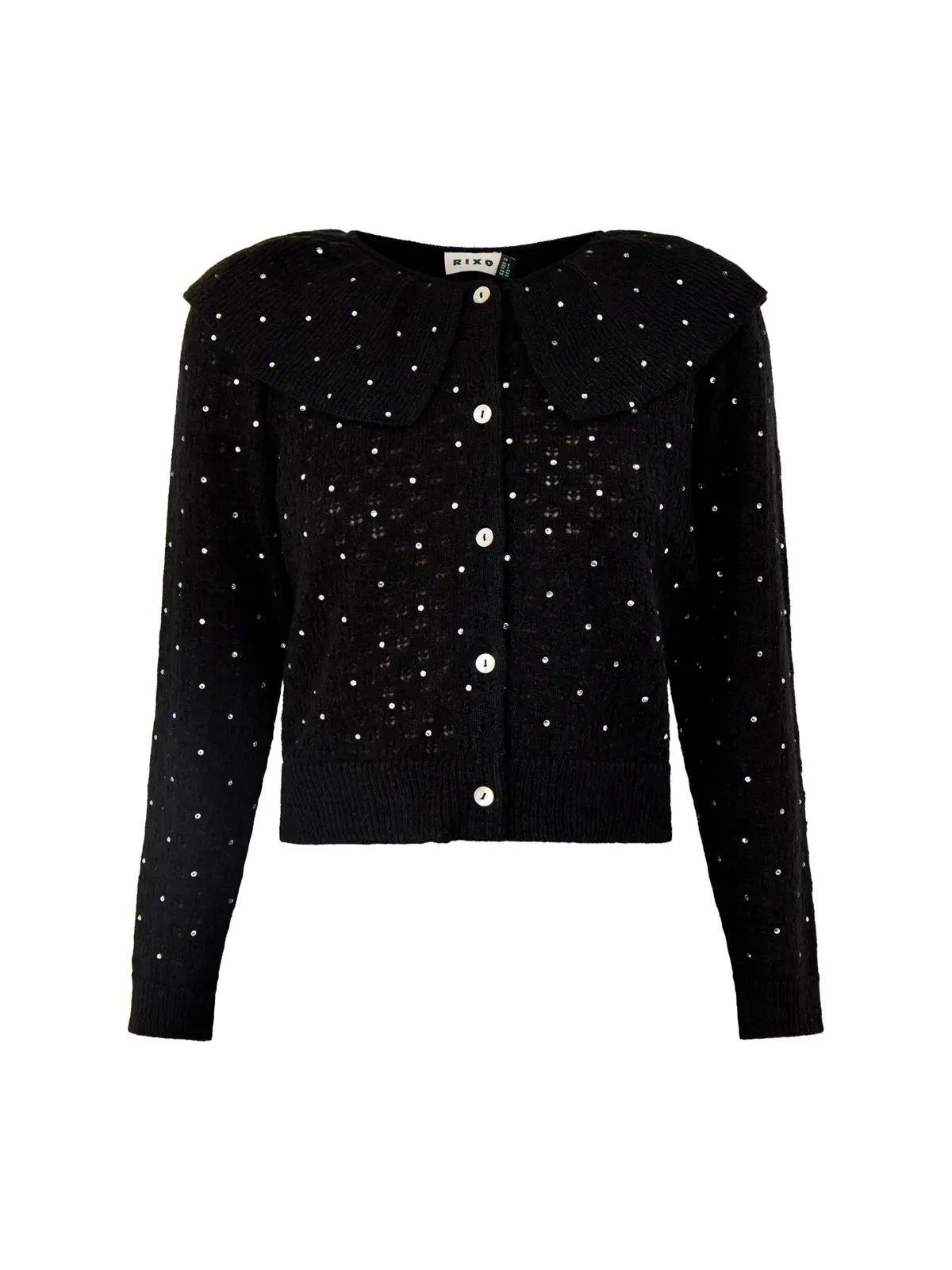 Jelena Cardigan Crystal Black 1