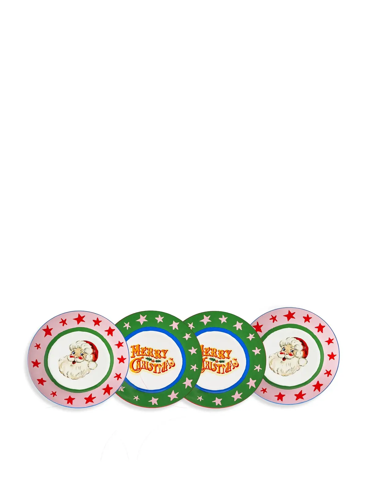 Fabulously Festive Set Of 4 Cake Plates 1