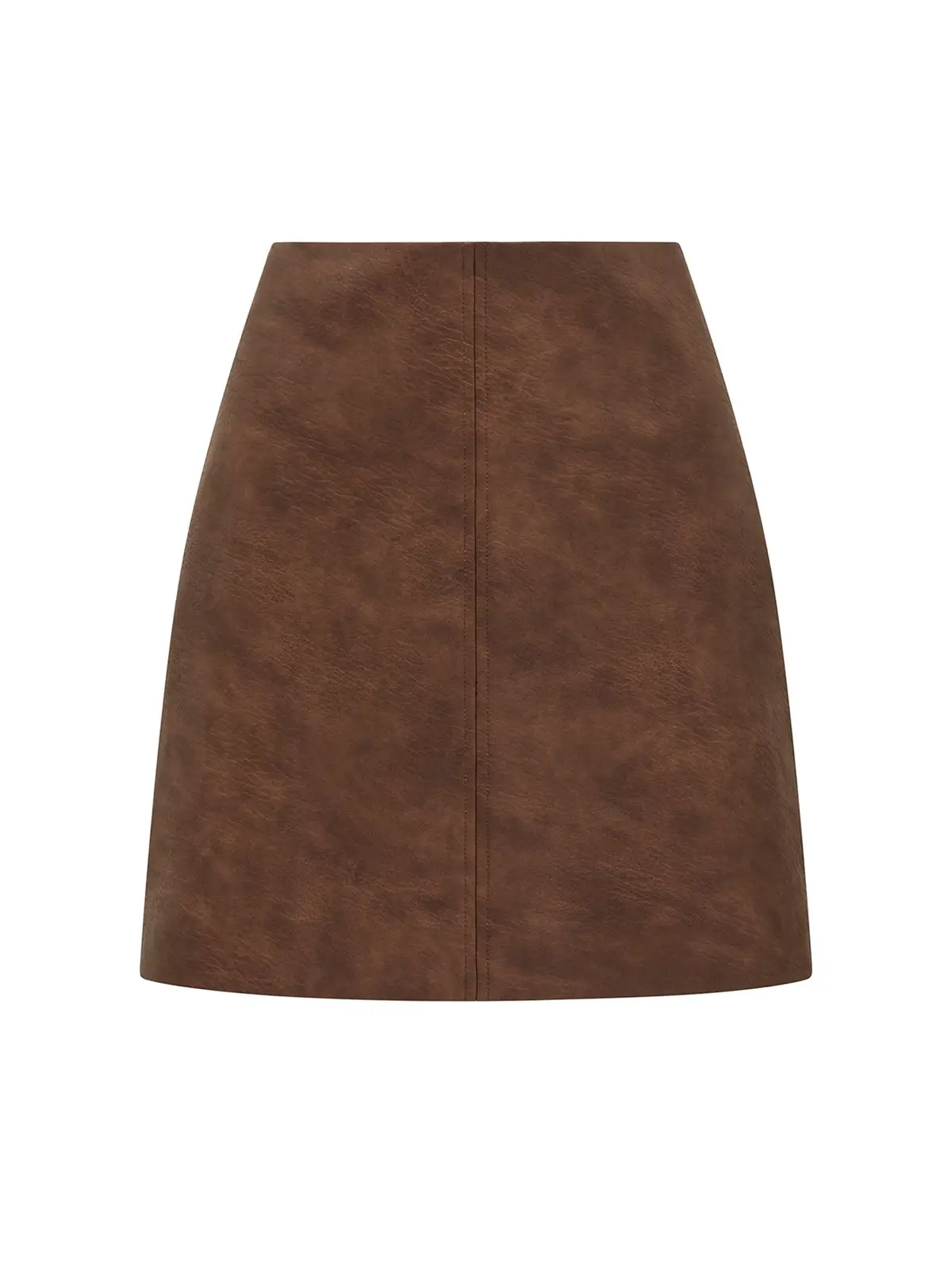 Wren Vegan Leather Mini Skirt 1