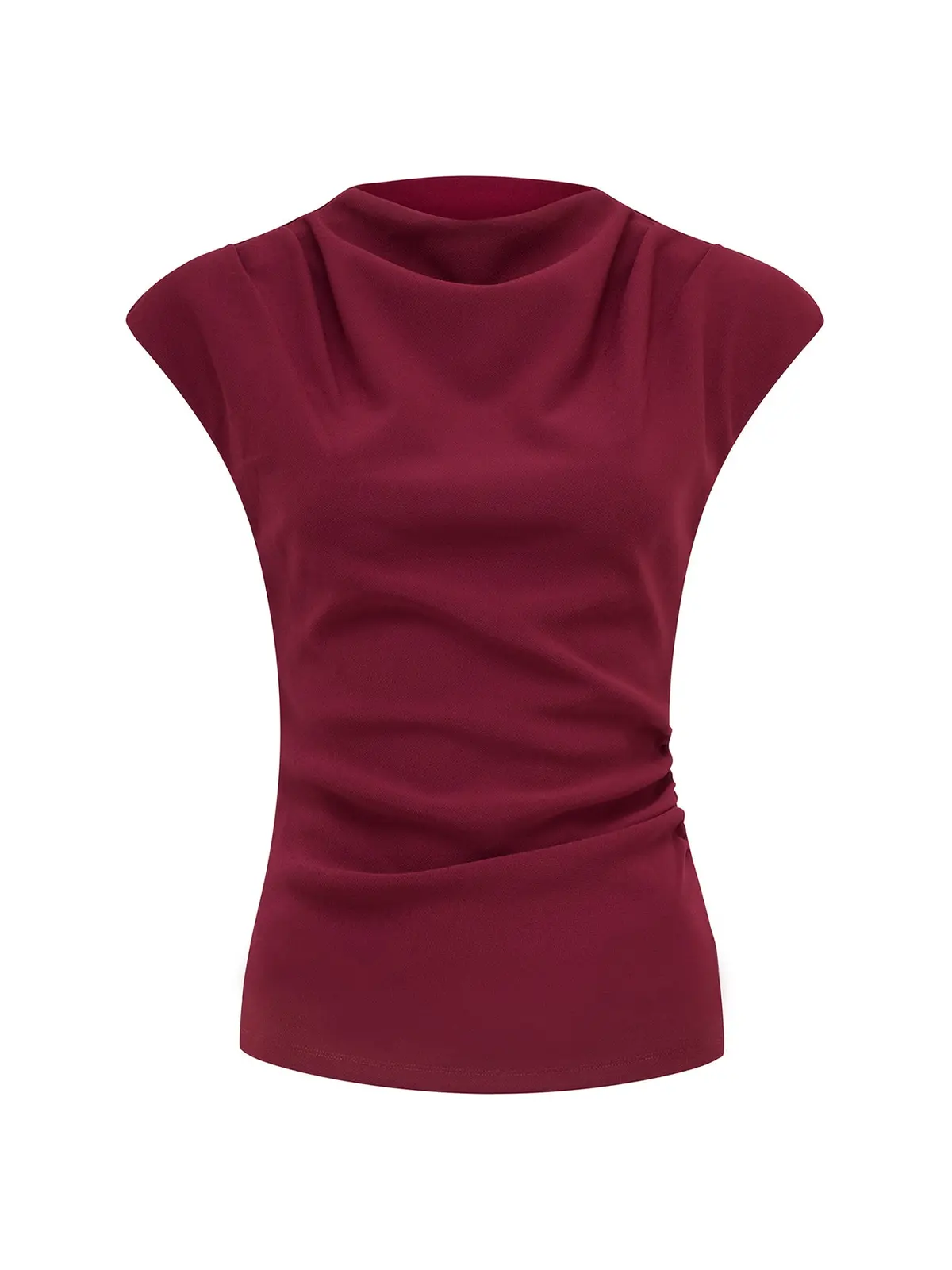 Leenah Grown On Neck Crepe Top 1