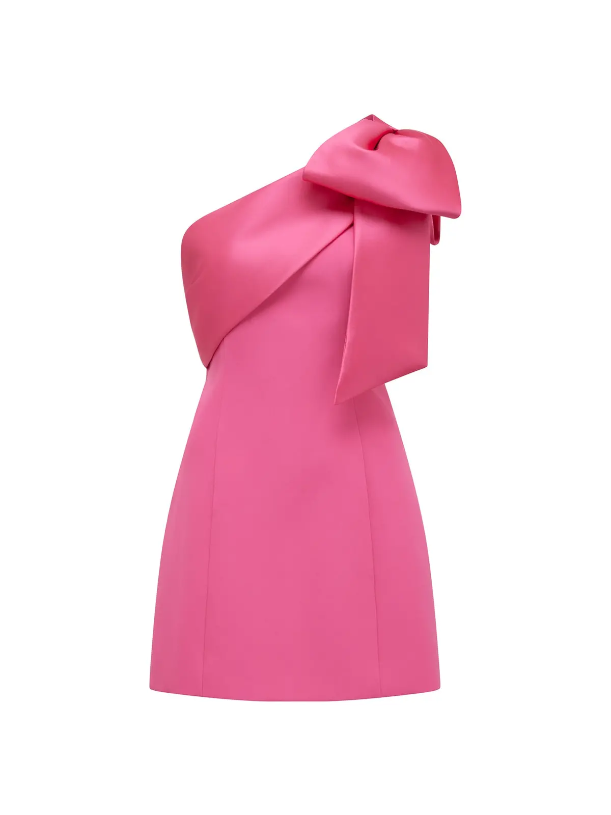 Holly Asymmetrical Bow Mini Dress 1