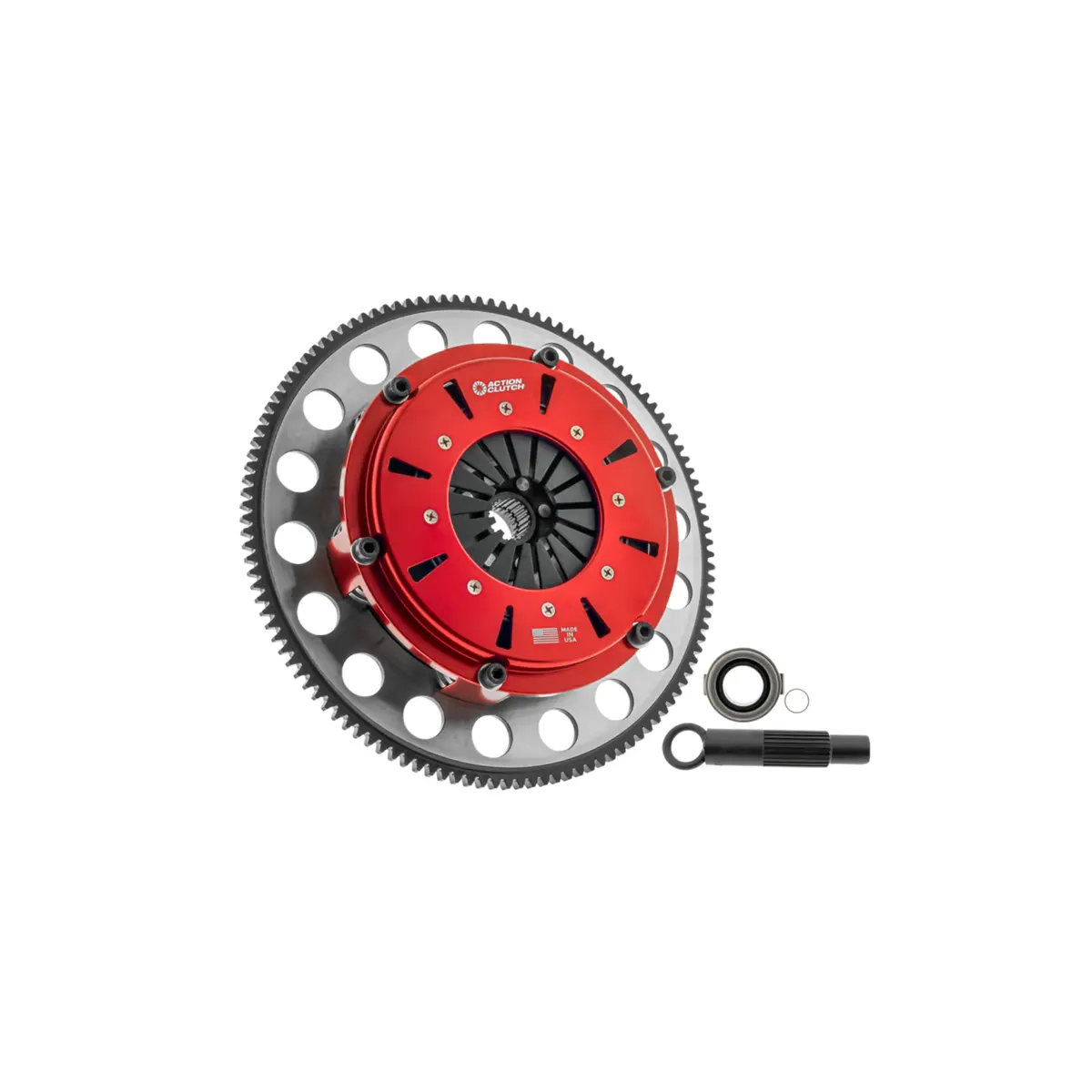 Action Clutch 7.25" Twin Disc Race Clutch Kit (17-21 Civic Type R) W/ Steel Flywheel 1