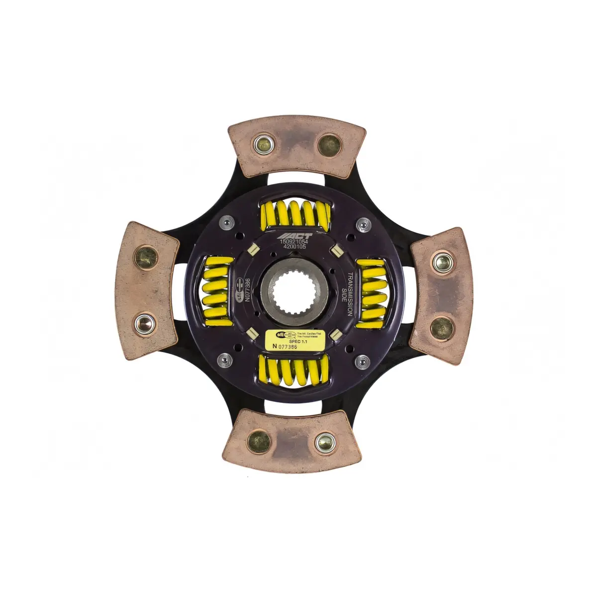 Act 4-Pad Sprung Racing Clutch Disc For 1990-1993 Mazda Miata 1