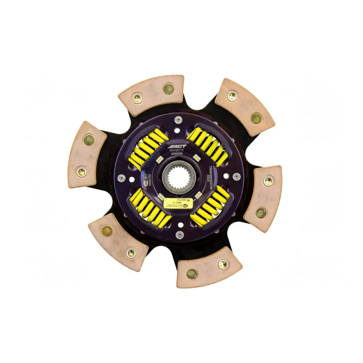 Act 6-Pad Sprung Racing Clutch Disc For Nissan 300Zx, 350Z/Infiniti G35, And 370Z 1