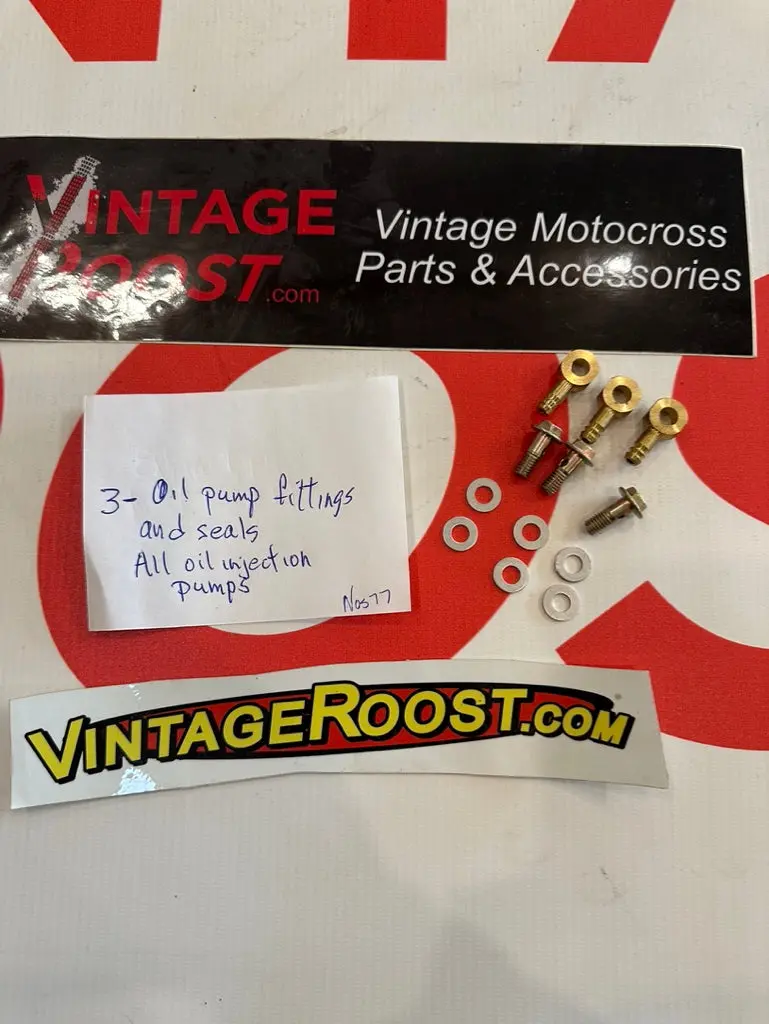 Can Am, Oil Pump Fittings And Seals, All Oil Injection Pumps Nos, New! 1