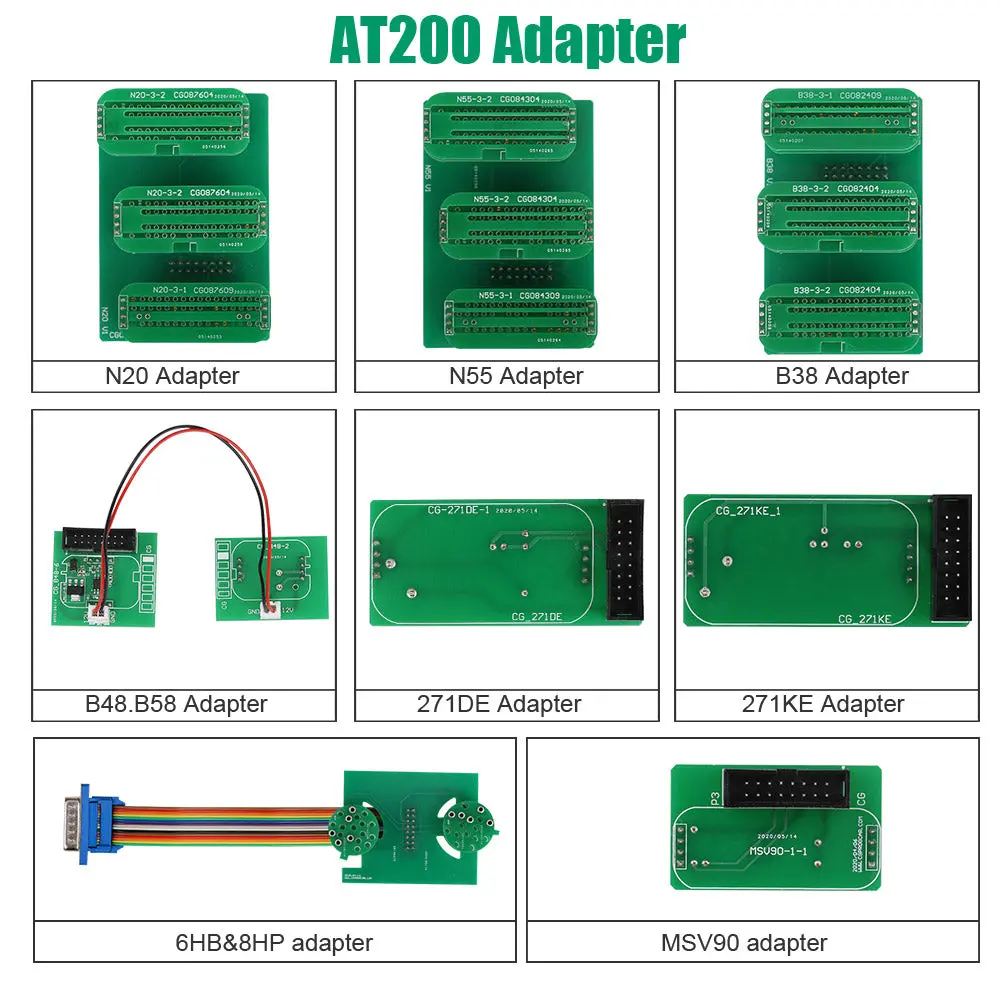 Cg Fc200 At200 New Adapters Set No Need Disassembly Including 6Hp & 8Hp / Msv90 / N55 / N20 / B48/ B58/ B38 Etc 2