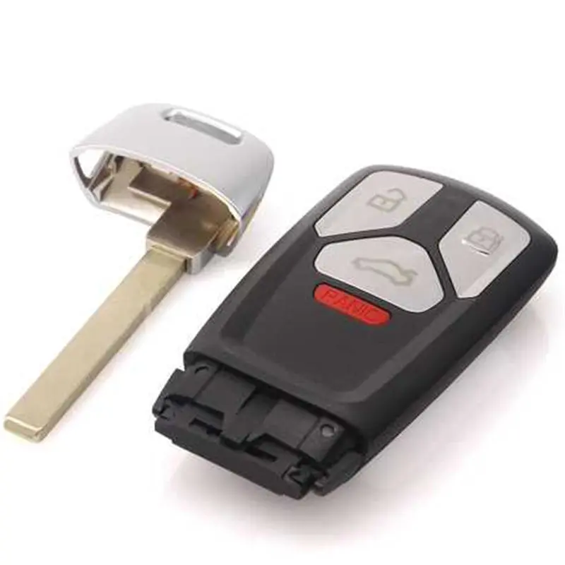 [Aud] Tt 3+1 Button 315Mhz Smart Remote Key Hu66 Fcc Id:Nbgfs14p71 (Black Back Side) 2
