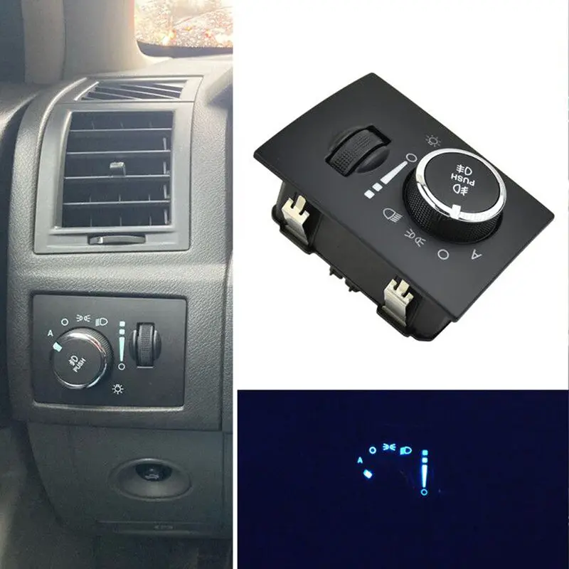 Aftermarket 68189157Aa Auto Headlight Headlamp Switch For Jeep Chrysler Grand Cherokee (Compatible 68258719Ab) 1