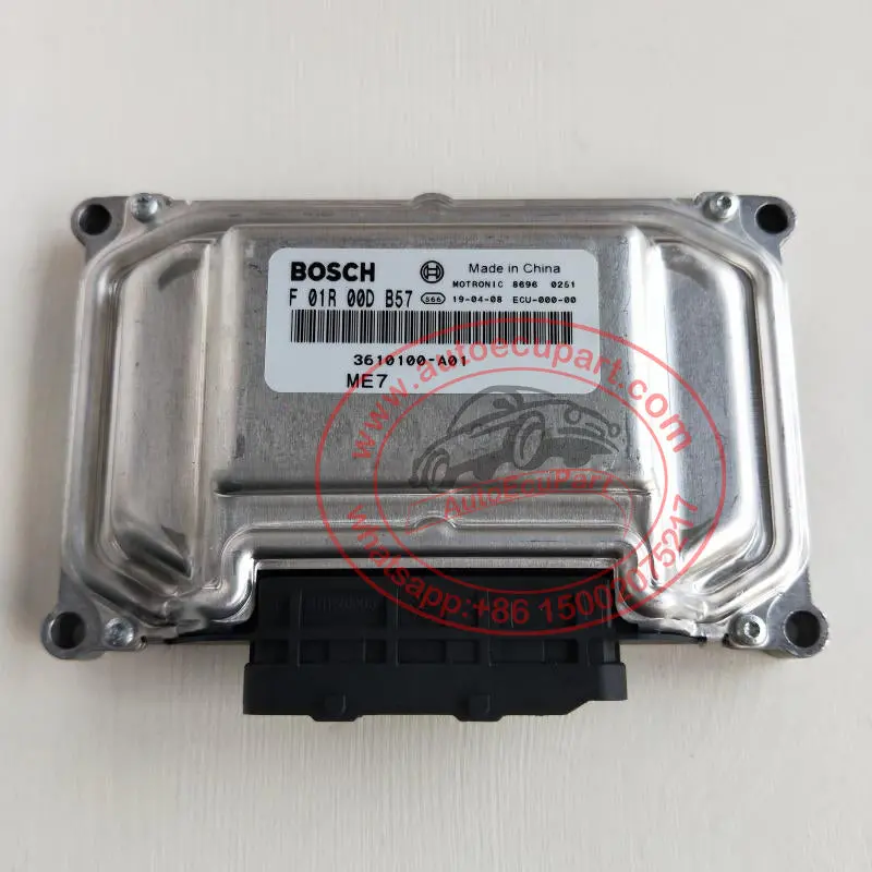 New Bosch Me7 Ecu F01r00db57 3610100-A01 For Zotye Z300 4A91(0) Engine 1