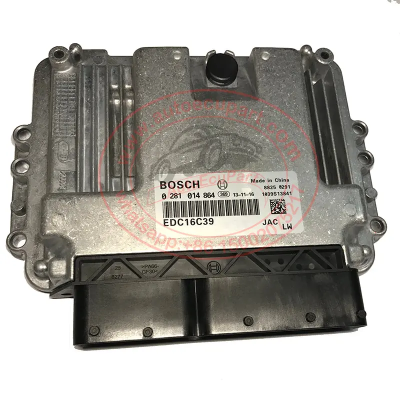 Original New 0281014864 Edc16c39 2.8Tc Ecu 1026400Fa050 For Jac Refine Hfc6500kr3t, Shuailin Diesel Hfc4da1-2B1 Engine Computer (0 281 014 864) Ecm 1