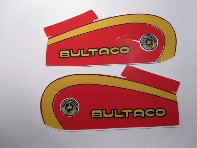 Bultaco, 1974, 360, Reproduced Tank Decal Kit 1