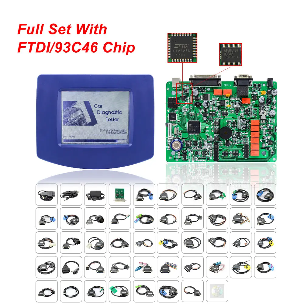Best Quality Ftdi 93C46 Chip V4.94 Digiprog Iii Digiprog3 Odometer Master Dashboard Programmer Full Kit 1