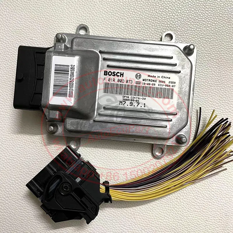 Bosch M7.9.7.1 F01r00d073 Ecu+ Connector Harness Adapter For Dfsk Dongfen Engine Computer Ecm (F 01R 00D 073) 1