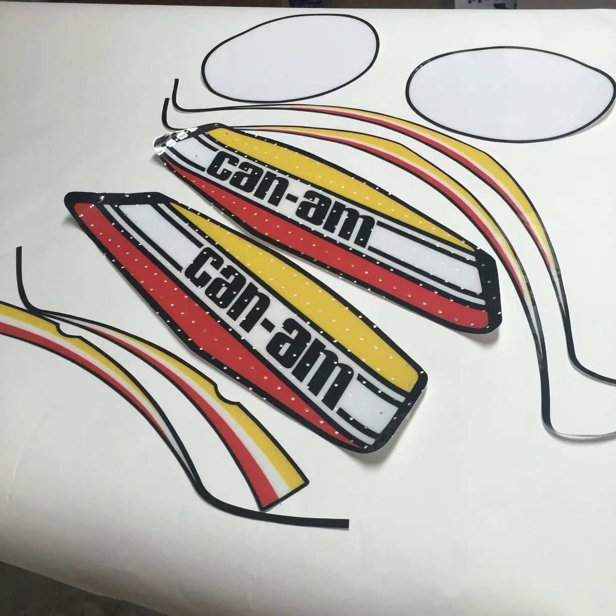 Can-Am, 1973-75 Mx1/Mx2 125/175/250 Decal Kit, Reproduction-3 Tank Syles 1