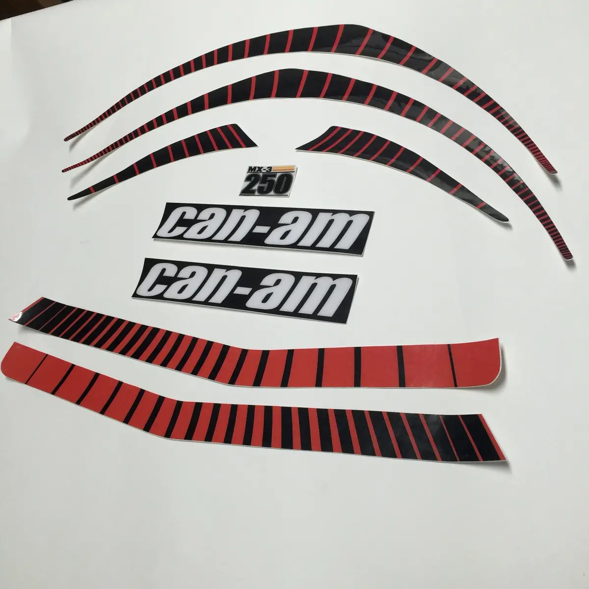Can Am, 1977, Mx3, Decal Kit - With Or Without Scored Tank And Tank Stripe Decals, Reproduction 1