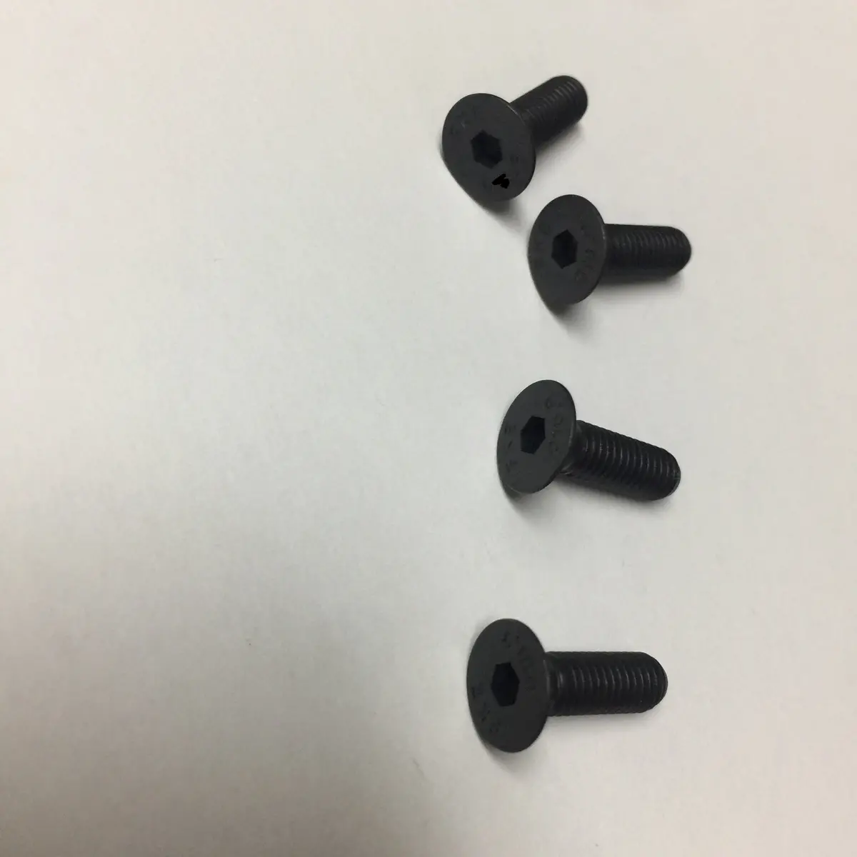 Can Am Screws, Rotary Valve Cover, Set Of 4, Black 1