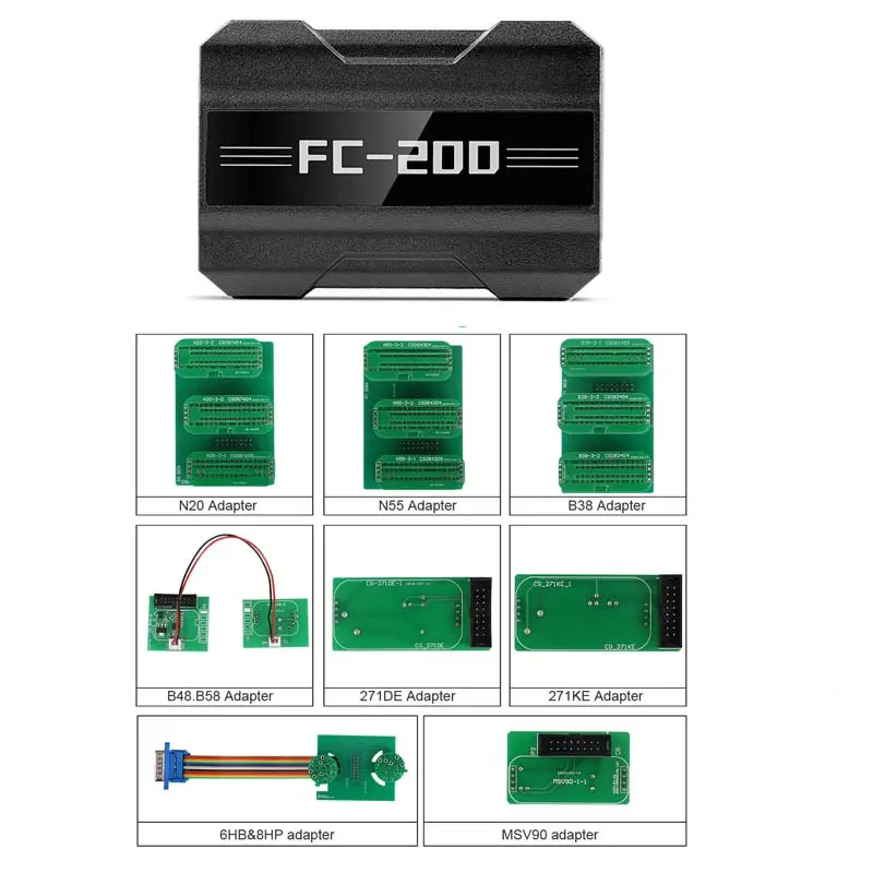 Cg Fc200 Fc-200 Ecu Programmer With Solder Free Adapters Set Ecu Clone Equipment 1