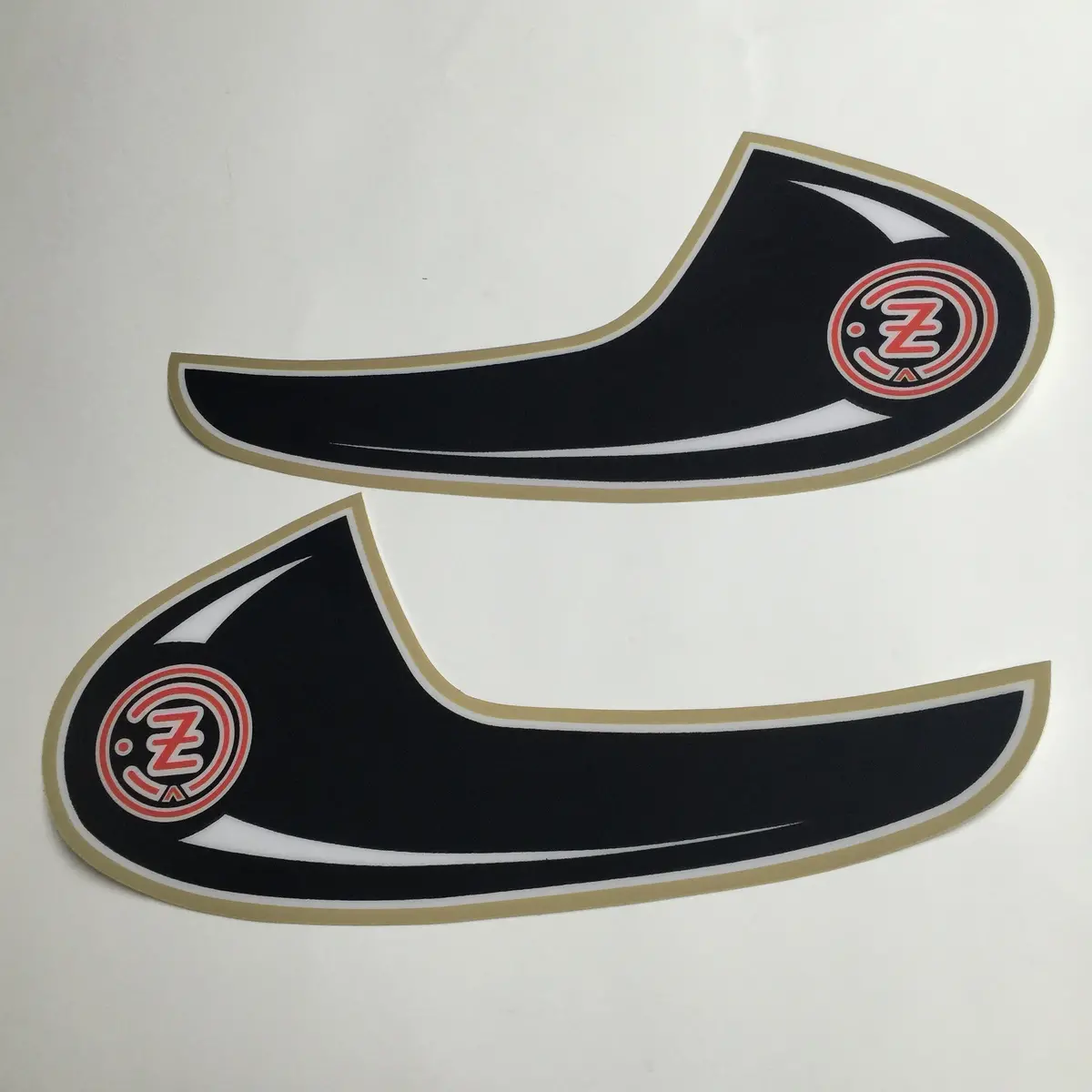 Cz, 1970-71, 380 Single Port, Reproduced Tank Decals, Reproduction 1