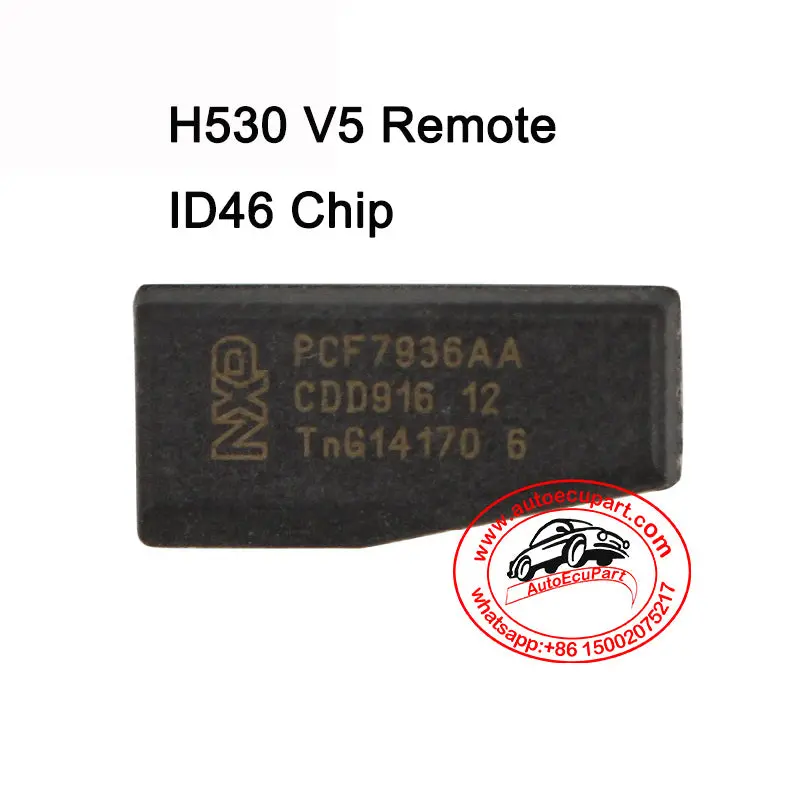 5Pcs Carbon Transponder Id46 Chip For Brilliance H530 V5 Remote Key 1