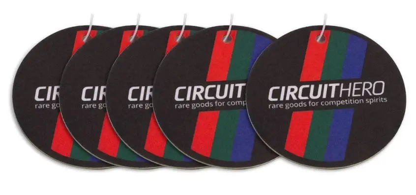 Circuit Hero Flag Logo Round Air Freshener 1