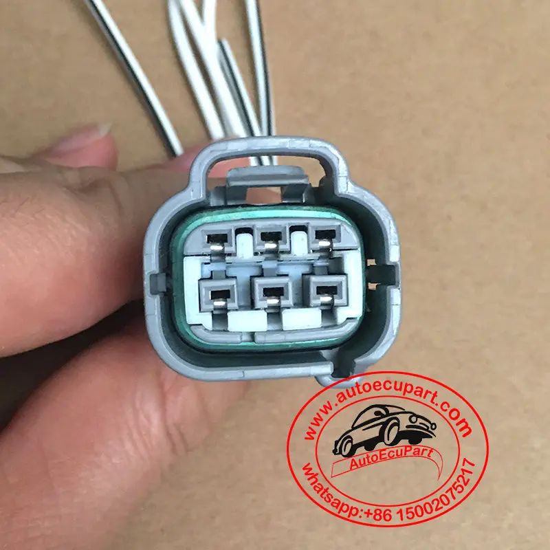 Genuine Diesel Injection Pressure Connector 6-Way 6 Pin For Toyota 90980-10988 1