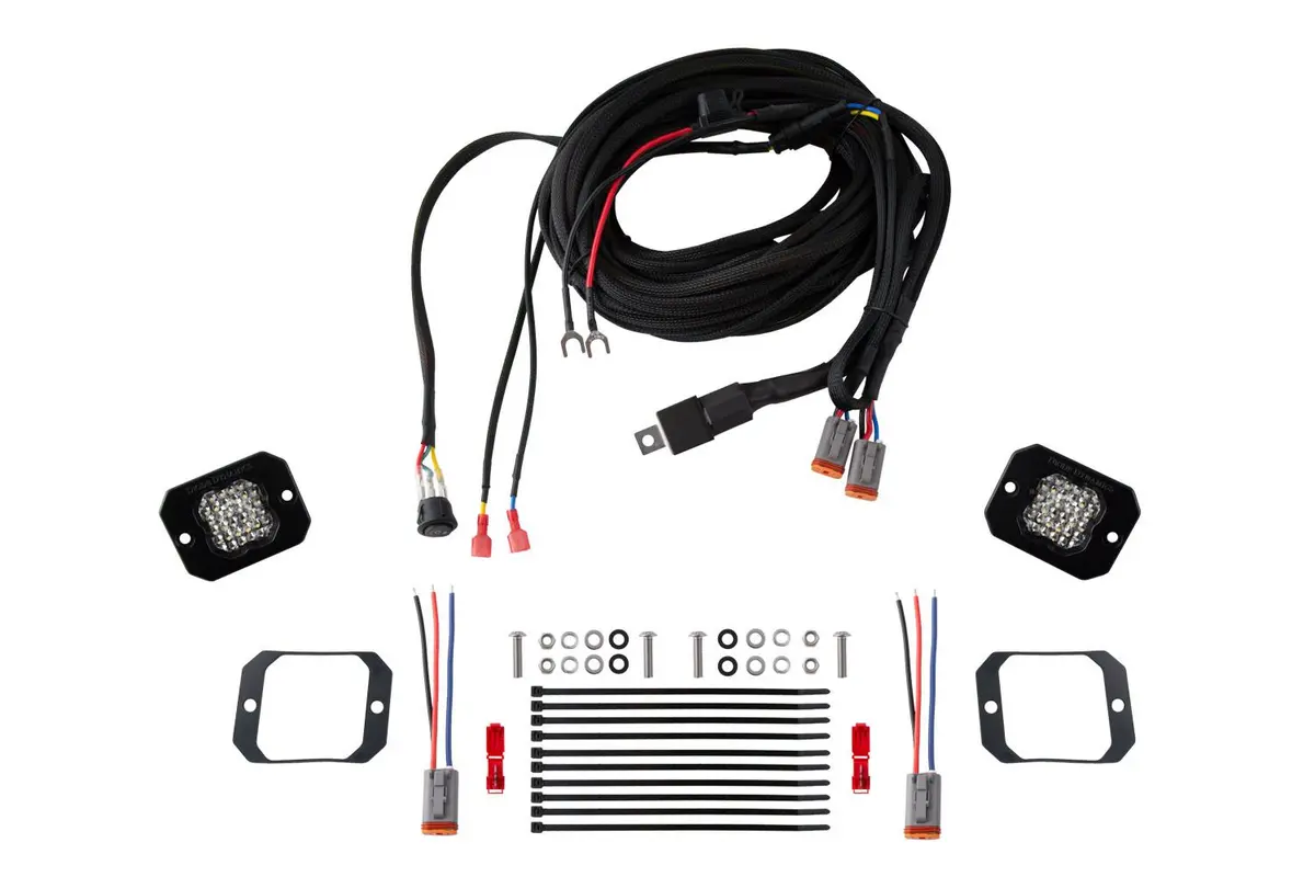 Diode Dynamics Stage Series Flush Mount Reverse Light Kit 1