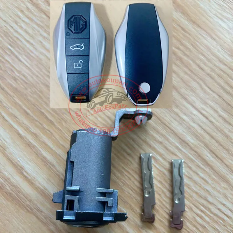 Door Cylinder Lock Set With 2Pcs Smart Keys 433Mhz 4A Chip Proximity Remote Key For Mg 7 Mg7 1