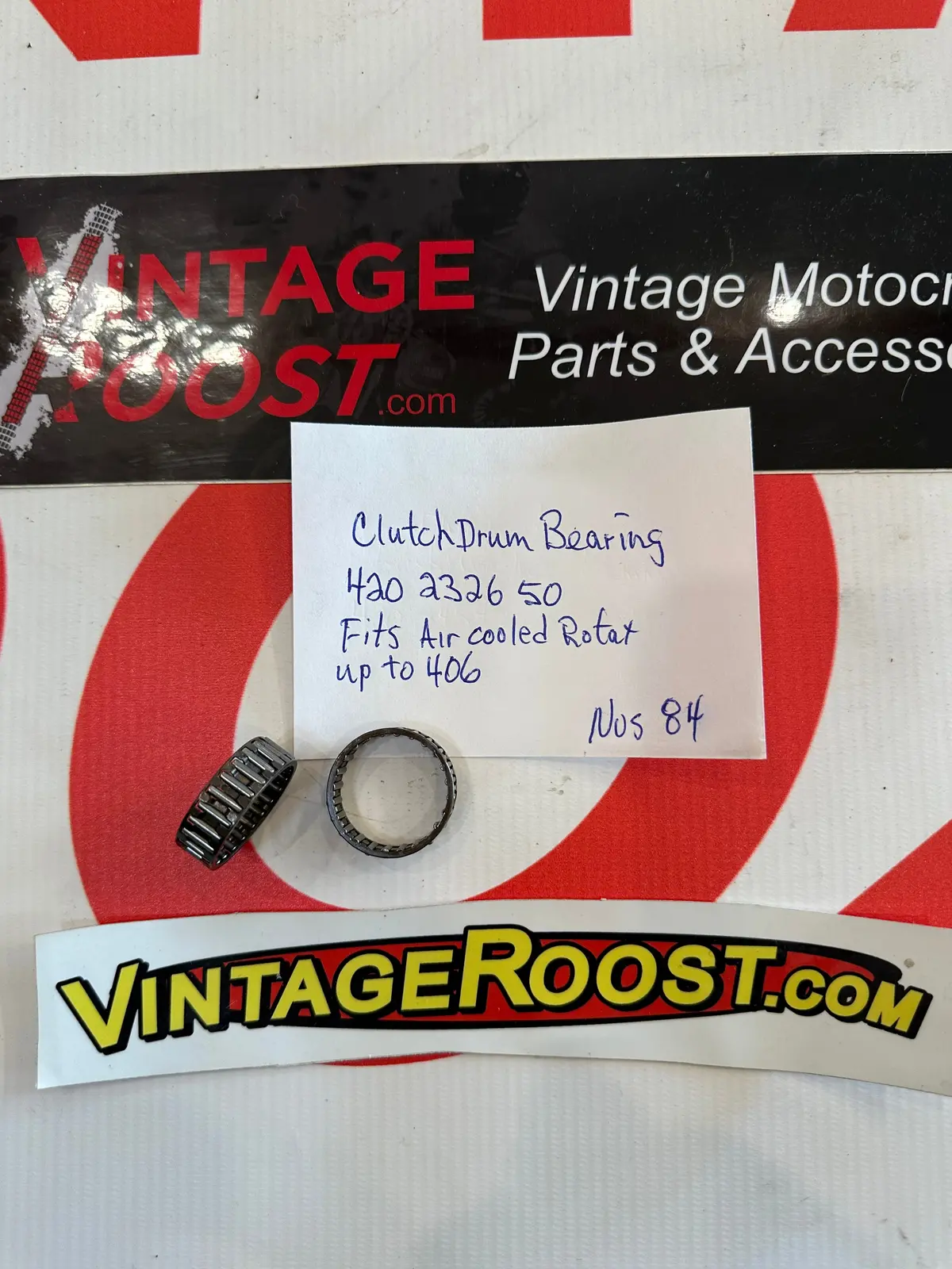 Can Am, Clutch Drum Bearing, Fits Air Cooled Rotax Up To 406,  Nos, New! 1
