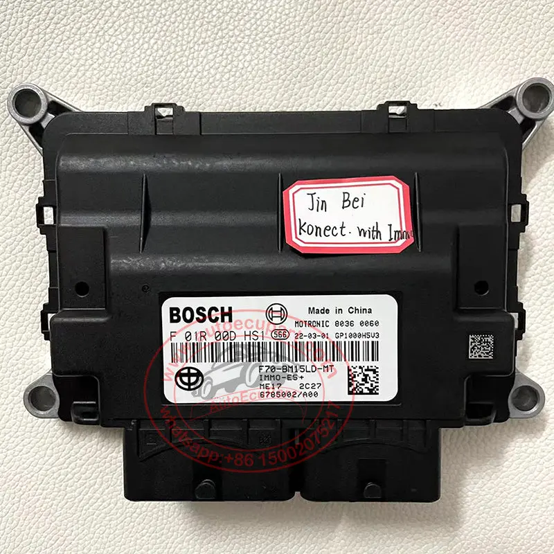 F01r00dhs1 F70-Bm15ld-Mt 6785002 For Jinbei Konect Me17 Electronic Control Unit Ecm (F 01R 00D Hs1) 1